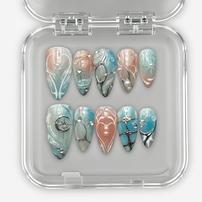 Blush & Teal