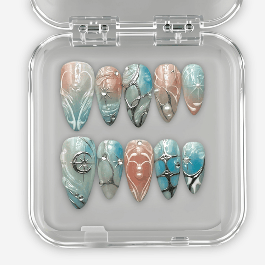 Blush & Teal